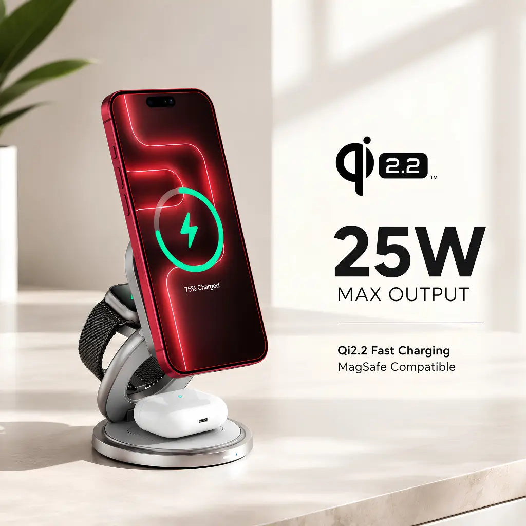 MagFold Qi2 Twist 25W