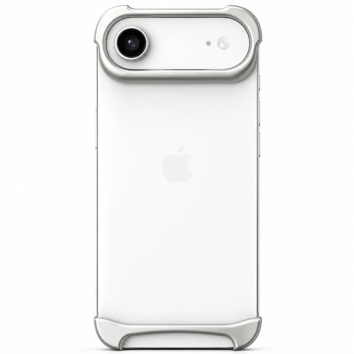 Slim aluminum frame case with reinforced corners