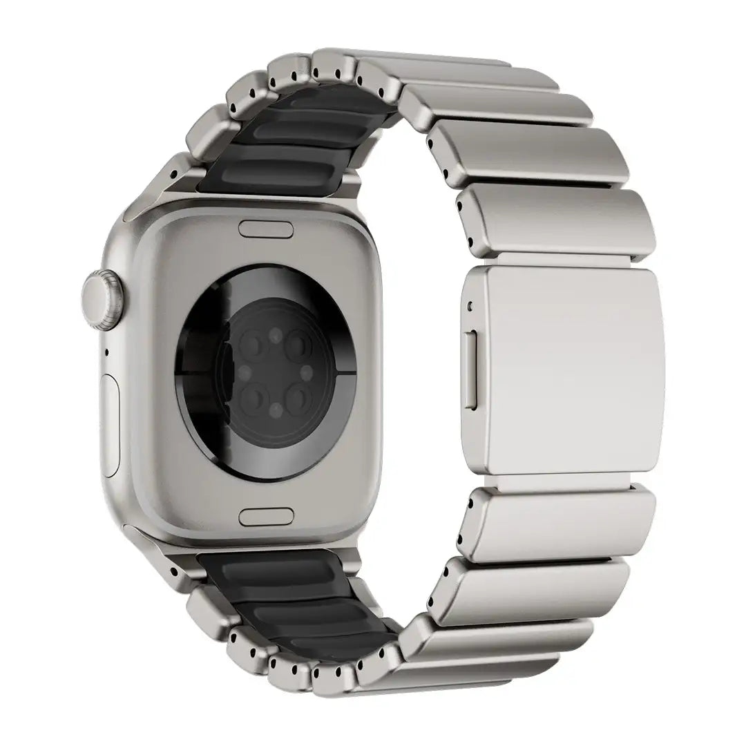 apple watch ultra rubber strap onyx black #color_Titanium Onyx Black