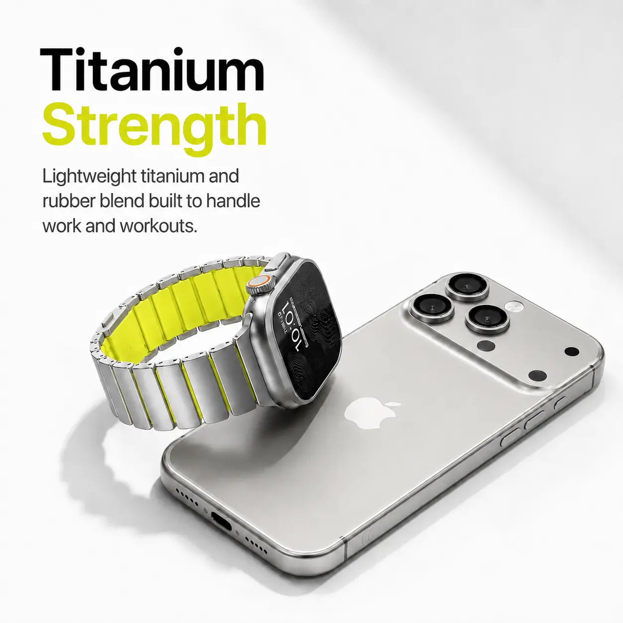 forest green apple watch ultra sport band #color_Titanium Forest Green