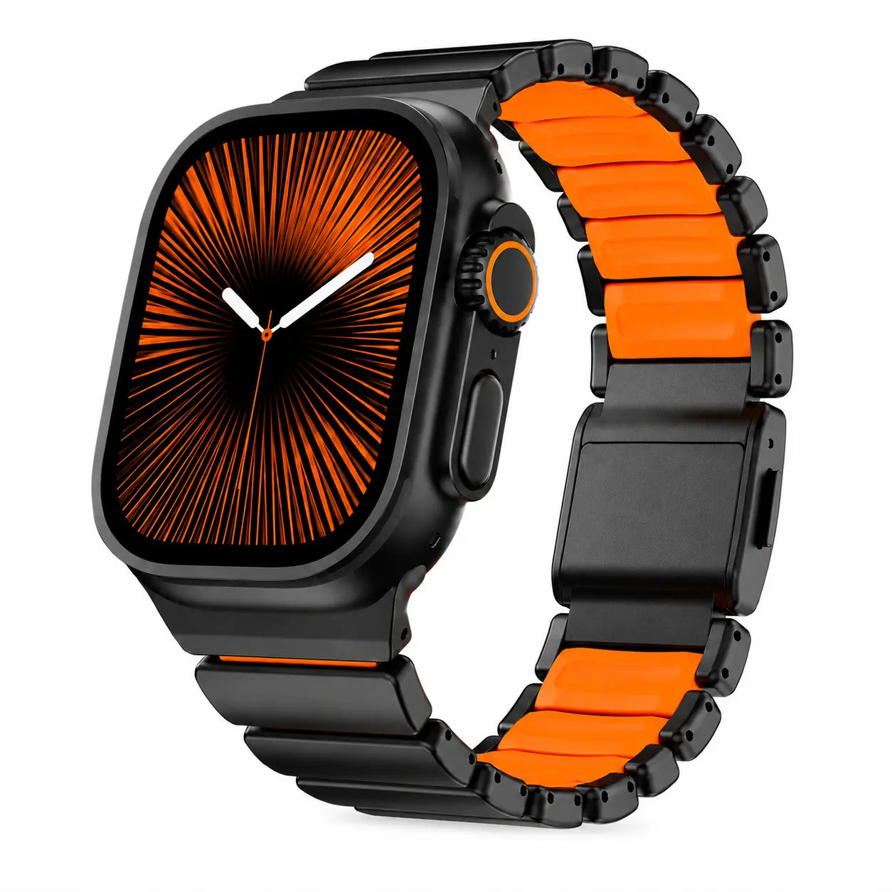 apple watch ultra black titanium band cosmic orange #color_Black Titanium Cosmic Orange
