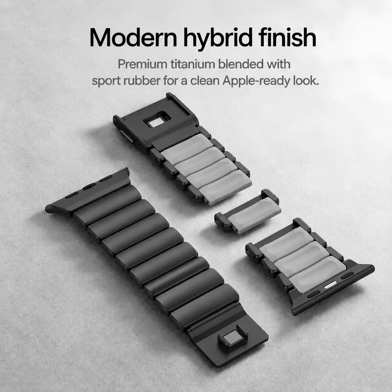 apple watch sport strap black titanium stone gray #color_Black Titanium Stone Gray