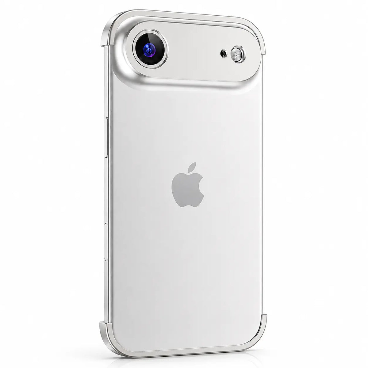 iPhone 18 Pro minimal metal bumper case with slim open design
