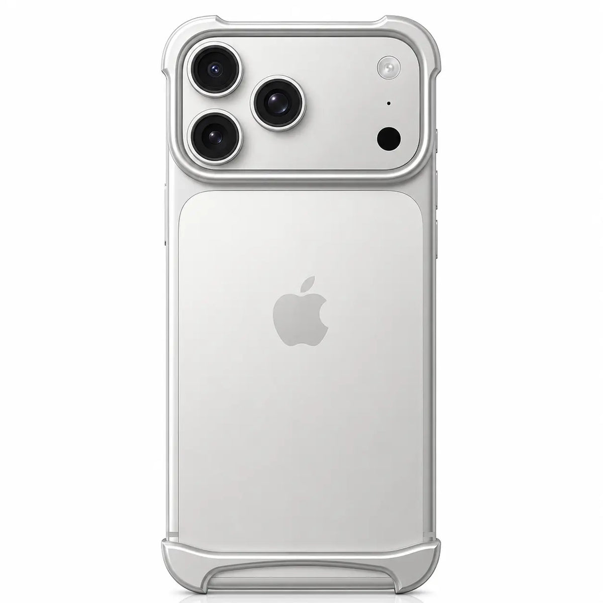 Thin aluminum bumper case with protective edges