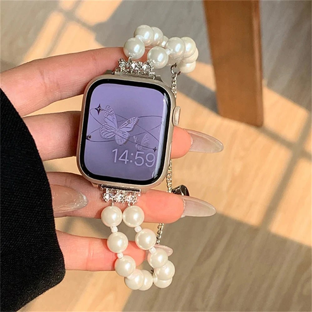 Women's Pearl Essence Bracelet Band for Apple Watch