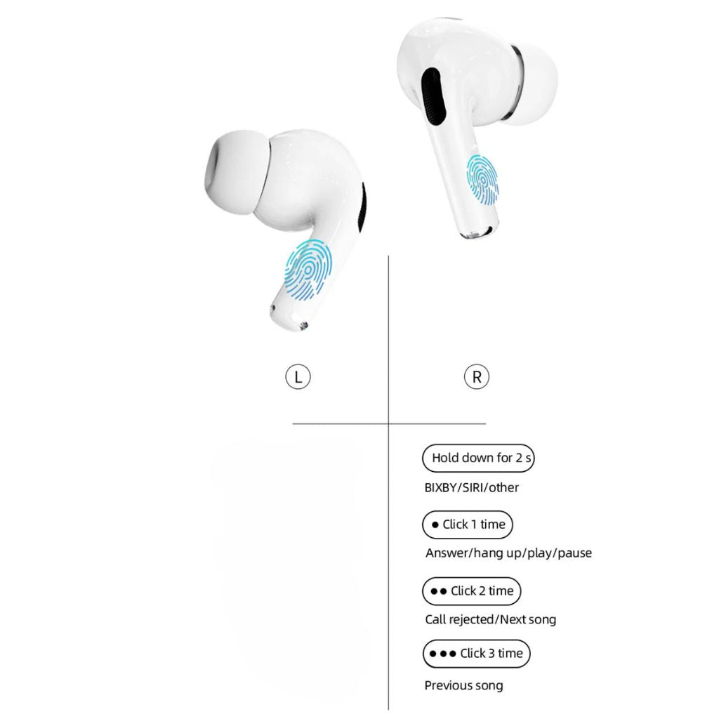 Smart Touchscreen Bluetooth Earbuds